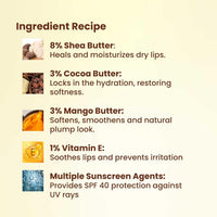 Brinton LIP Balm 8gm and Brinton UvDoux Sunscreen Lotion with SPF 30 in Oil Free Formula| Light Weight & Non Greasy Sunscreen|Protection against UVA/UVB Rays| For All Skin Types- 50 ML