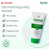 Elovera Moisturising Cream 75g | For Dry Skin | with Aloe Vera & Vitamin E | Protects, Nourishes and Repairs Skin | Paraben Free | Fragrance Free (Pack of 2)
