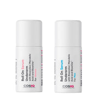 Cos-IQ Brightening Underarm Roll On Serum Combo Pack (Pack of 2 x 40ml Each) For Men and Women