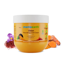 Mamaearth Ubtan Nourishing Cold Cream for Winter with Turmeric & Saffron for Glowing Moisturization– 100 g