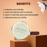 Jovees Herbal Coffee Exfoliating Lip Scrub For Brightening Dark Lips for Dry Lips/Smoker/Chapped Lip & Lipstick Stains Removal Lip care, Soft and Supple Lips | For Men and Women- 8g