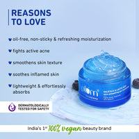 Plum Salicylic & Lactic Acid Skin-smoothing Gel Moisturizer | Fights Acne | Improves Skin Texture | Hydrates & Smoothens Skin | Lightweight Gel-based | 100% Vegan | 50g