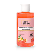 PureSense Vitamin C + Niacinamide Grapefruit Squeeze Body Wash Shower Gel | Deeply Cleans | Soft & Youthful Skin | Evens Skin Tone | No Paraben | All Skin Types | For Men & Women | 310ml