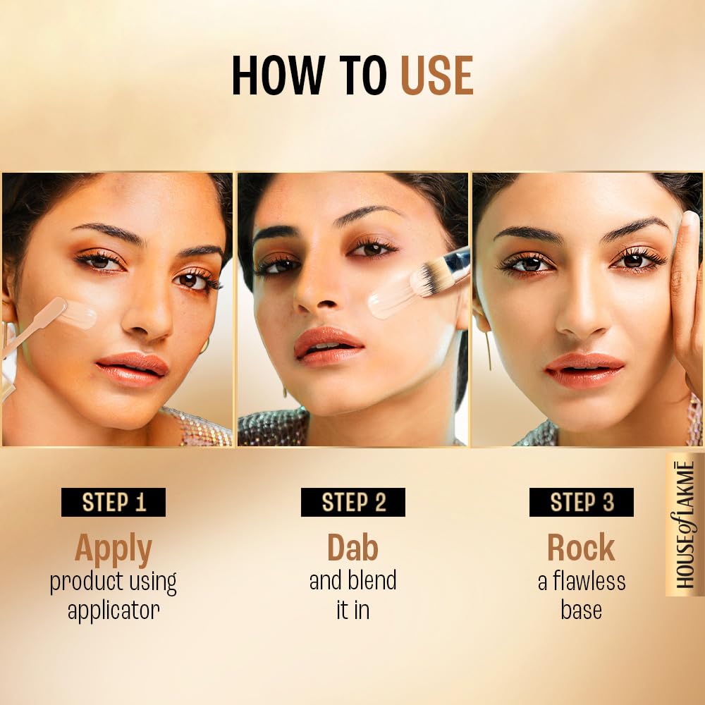 Lakmé 9To5 Primer + Matte Perfect Cover Liquid Full Coverage Foundation For Normal Skin Type, W160 Warm Sand, 25 Ml 1 Count