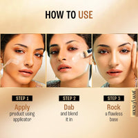 Lakmé 9To5 Primer + Matte Perfect Cover Liquid Full Coverage Foundation For Normal Skin Type, W160 Warm Sand, 25 Ml 1 Count