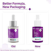 The Derma Co 10% Vitamin C Face Serum|With Vitamin C,5% Niacinamide & Hyaluronic Acid|Fades Dark Spots|Reduces Pigmentation|Boosts Collagen|Brightens Skin|Suitable For All Skin Types|30 ml