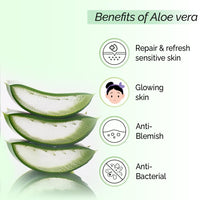 PYOURA Aloe vera Hydrating No Gel Face Toner Mist 100 ml, Serum For Skin Hydration Repair & Sunburn, Alcohol Free Natural Face Toner For Glowing Skin, Toner For Oily Dry Combination Skin