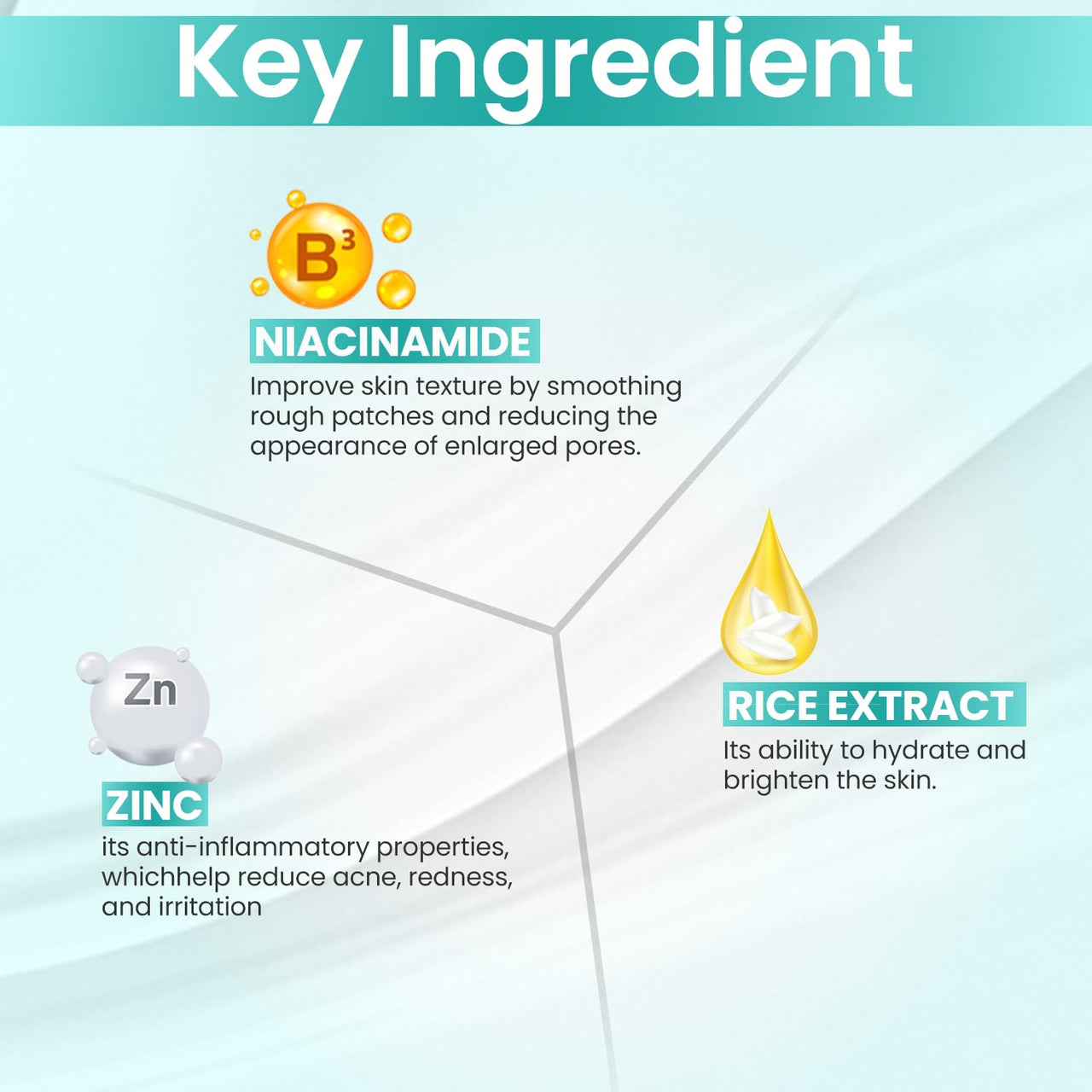 KAZIMA 10% Niacinamide Face Serum for Acne Marks and Dark Spots, with Zinc and Rice Extract | Fades Blemishes, Reduces Hyperpigmentation & Balances Oil | Niacinamide Serum for Oily Skin | 30 ml