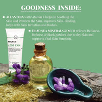 NOURRIR Atop Exm Hydration Cream - Soothes Sensitive Skin with Allantoin, Vitamin E & Dead Sea Minerals, Fragrance-Free, 75 ml