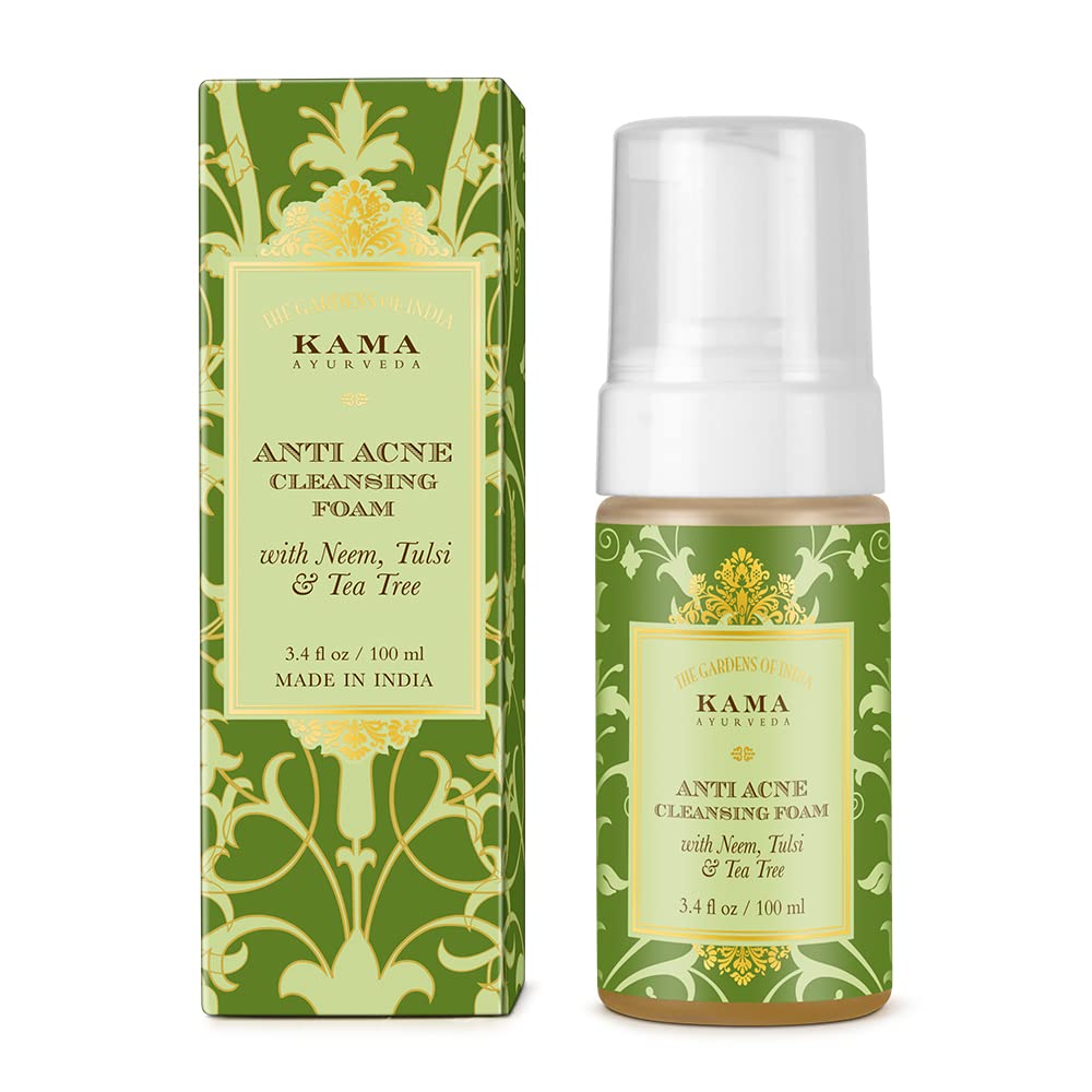 Kama Ayurveda Anti Acne Cleansing Foam, 100ml