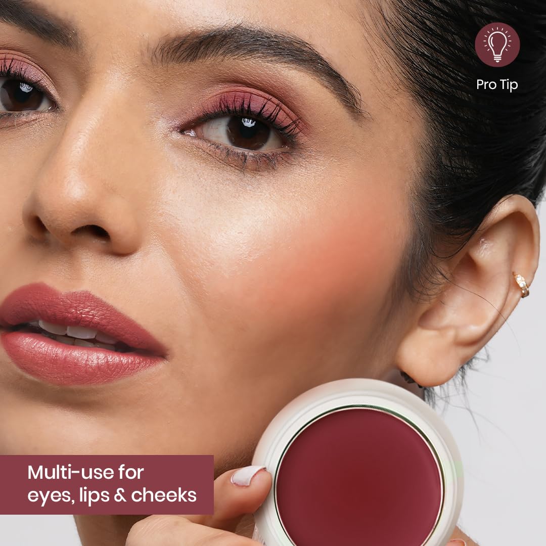 Insight Cosmetics Crème Blusher, Face Makeup, Dusty Rose, 3.5 gm(B-02=03) Crème Blusher, Face Makeup, Raspberry Gelato, 3.5 gm(B-02=02)