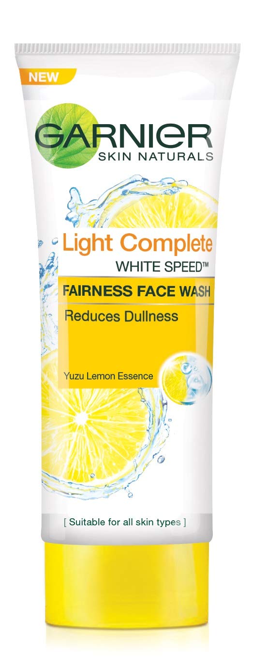 Garnier Men Power White Anti-Pollution Double Action Facewash, 100gm And Garnier Skin Naturals Light Complete Facewash, 100g