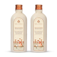 Baby Forest Maasoom Maalish Baby Body Massage Oil|10 Ayurvedic Essential Oils | Strengthens Muscles,Bones & Joints|Rosemary & Sesame Oil |Cruelty-free|Plant-based Formulation | Pack of 2 x 200 ml each