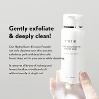 TIRTIR Hydro Boost Enzyme Cleansing Powder | Korean Skincare Face Cleanser with Enzymes & Hydration Boost | Mild Powder Wash for Daily Use