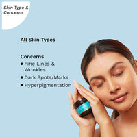 Pilgrim Korean Retinol Anti Aging Night Cream with Hyaluronic Acid & Vitamin C | Anti Aging Cream for Oily & Dry Skin | For Men & Women 50gm + White Lotus Day Cream 100gm