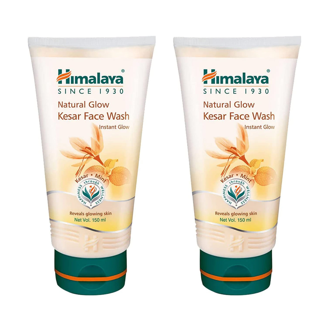 Himalaya Natural Glow Kesar Face Wash (Pack of 2)&Himalaya Purifying Neem Face Wash, 400 Ml