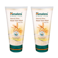 Himalaya Natural Glow Kesar Face Wash (Pack of 2)&Himalaya Purifying Neem Face Wash, 400 Ml