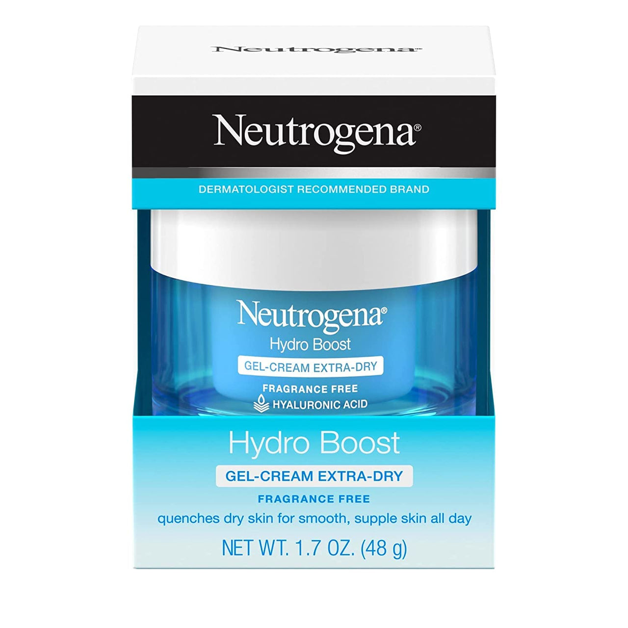 Neutrogena Hydro Boost Gel-Cream, Extra Dry Skin 1.7 oz (Pack of 2)