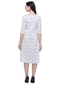 Pinkriti Women's  Cotton A-Line Kurta