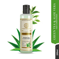 Khadi Natural Green Tea & Aloe Vera Hair Conditioner | Hair Conditioner For Controlling Hair Fall | Anti-Hair Fall Conditioner | Sls & Paraben Free | Suitable For All Hair Types | 210Ml, 1 Count