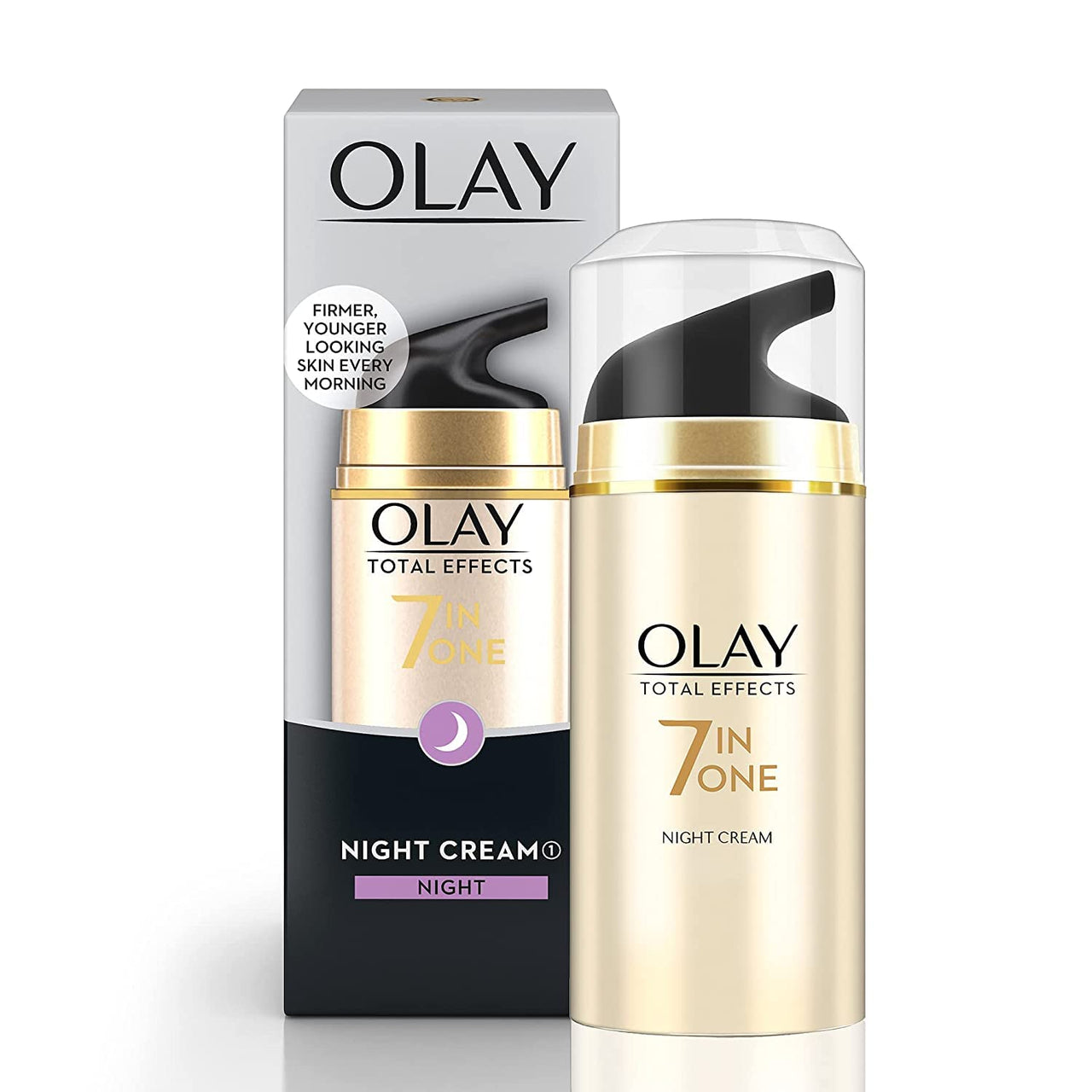 Olay Total Effects Anti Ageing Skin Cream (Moisturizer)| Fights 7 Signs of Ageing | With Niacinamide and Green Tea Extracts | Normal, Oily, Dry, Combination Skin | 50g (pack of 1)