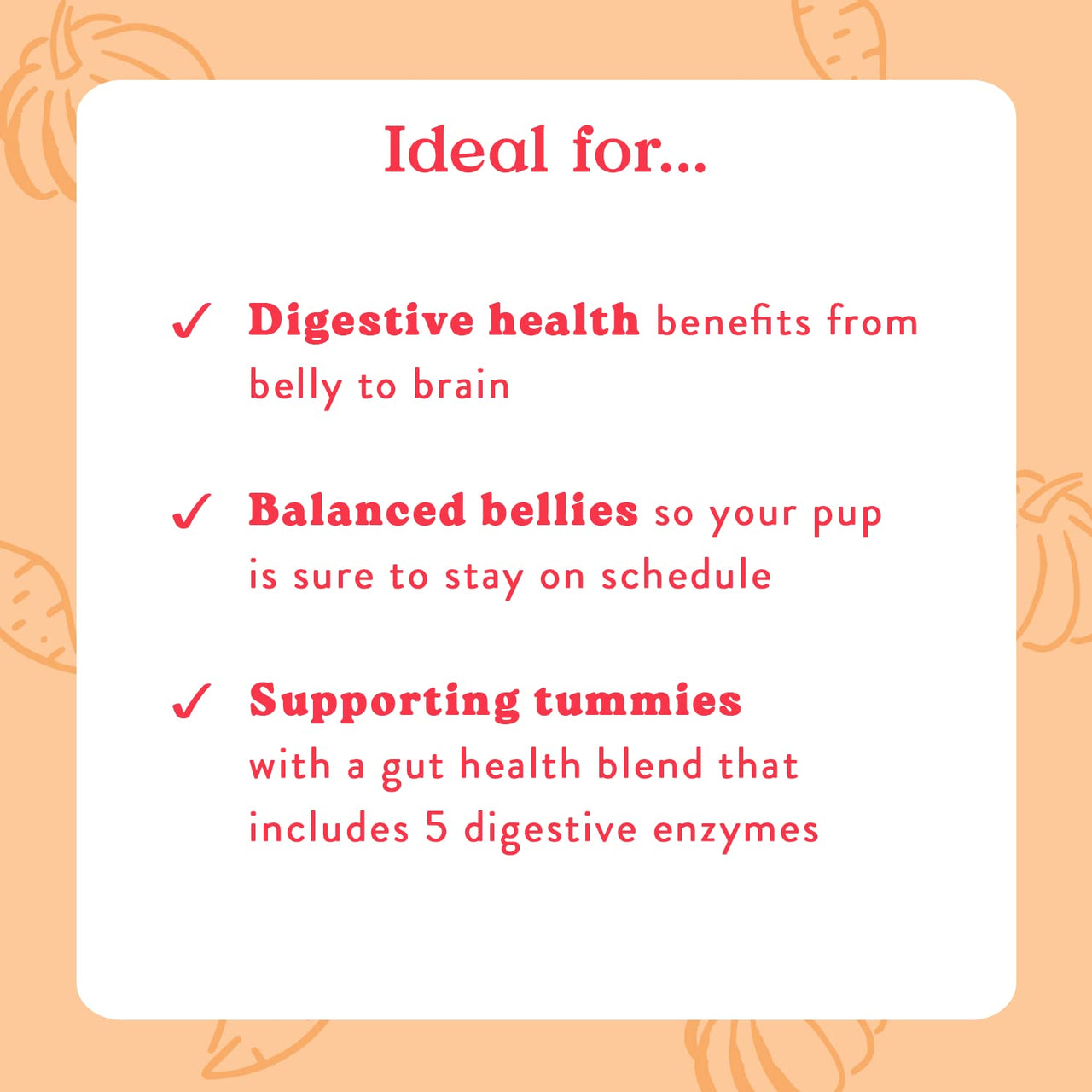 Bocce's  Bakery Probiotic Supplement for Dogs, Daily Chews, Made in The USA with with 7 Strains of Probiotics, Supports Digestion, Pumpkin & Sweet Potato, 60 ct, Orange (DG-SP-PRO60)