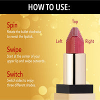 Blue Heaven 2 in 1 Festive Lipstick | Dual Shade | Ultra Lightweight Soft Matte Finish | Long Stay Comfort Wear Lipsticks for Women |C9| 4gm