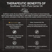 Soulflower Black Seed Kalonji Hair Oil | Hair Growth, Hair Fall Control, Scalp Health, Healthy Hair, Control Acne & Pimple for Men & Women| 100% Pure, Natural, Organic | 120ml