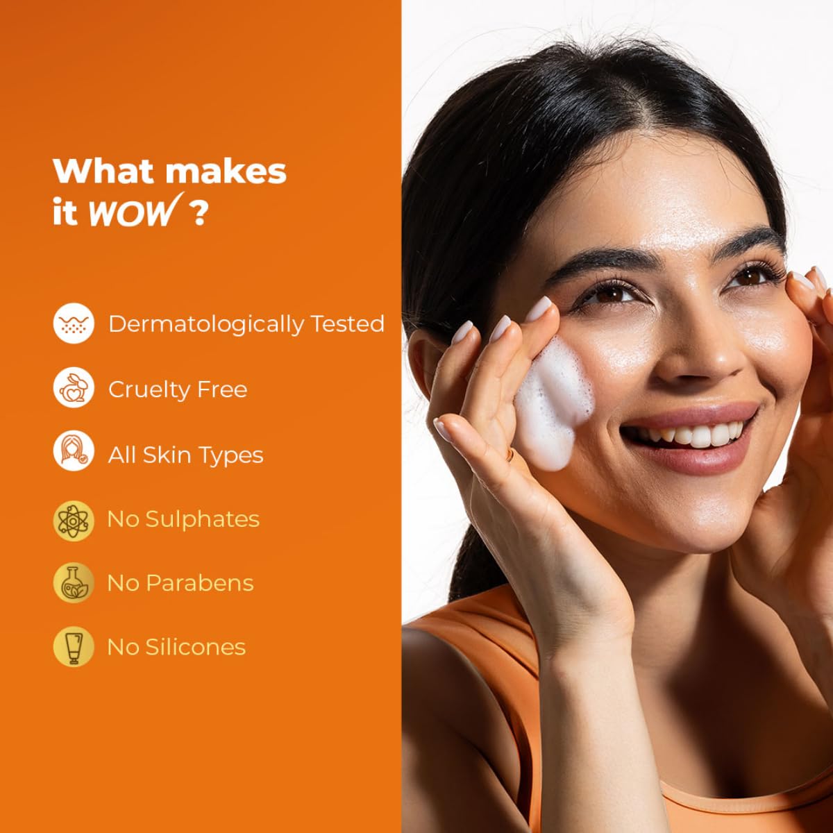WOW Skin Science Vitamin C Skin Mist Toner with Lemon Essential Oil, Orange Essential Oil With Hazel & Aloe Vera Extracts - For All Skin Types - No Parabens, Silicones, Mineral Oil & Sulphates - 200mL