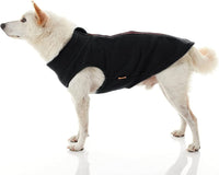 Gooby Zip Up Fleece Dog Sweater - Black, 3X-Large - Warm Pullover Fleece Step-in Dog Jacket with Dual D Ring Leash - Winter Small Dog Sweater - Dog Clothes for Small Dogs Boy and Medium Dogs 3X-Large chest (~28.5