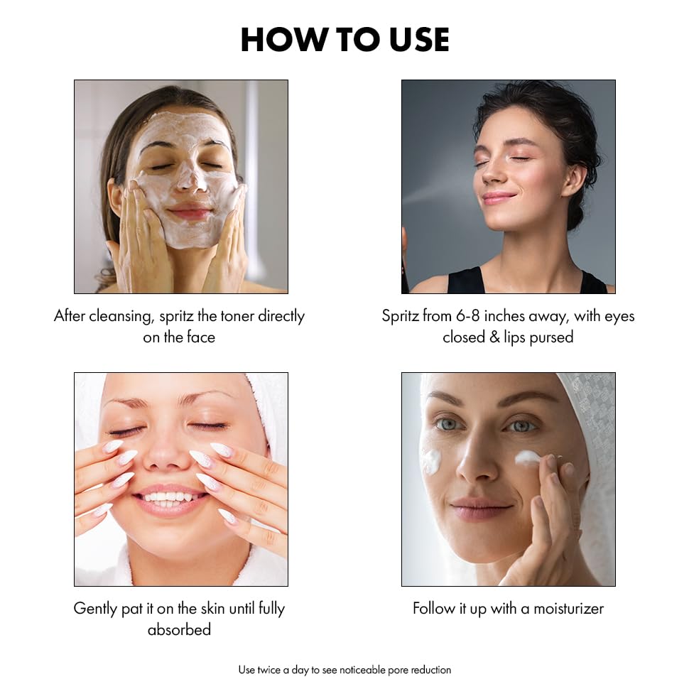 ThriveCo Pore-Minimizing Ultimate Toner | Clinically Proven | 36% Pore Reduction in 8 Weeks | Hydrating Face Toner for Glowing & Firm Skin | Hesperidin & Hyaluronic Acid | Men & Women | 100ml