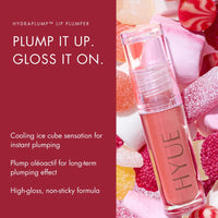 HYUE HydraPlump™ Lip Plumper | 4 ml | Long-term Plumping Effect & Hydration | Non-sticky Formula with Cooling Ice Cube sensation | Jojoba Oil, Vit E & Pomegranate Extract | Flat-tip Applicator (Cinnamon Girl, 4)
