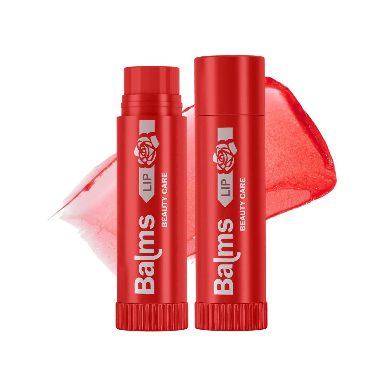 Lakyou Beauty Strawberry Shine Lip Balm | 12 HR Moisturizing & Repair | 99% Natural | Hydrating & Nourishing Lip Care | 3g