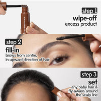 Ruby's Organics Tinted Eyebrow Gel with Castor Oil- Waterproof & Smudgeproof, Lifts, Shapes and Thickens Scanty Brows, Promotes Hair Growth, Natural & Non-Toxic, Face Makeup for Women - Ash (6ml)