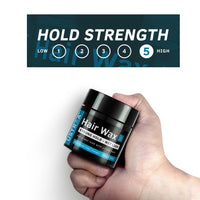 Ustraa Strong Hold Hair Wax For Men- Wet Look - 100g - Non-greasy wax, Easy-to-Wash, Strong Hold, Glossy & Shiny Finish, Wet Italian-look without harmful chemicals
