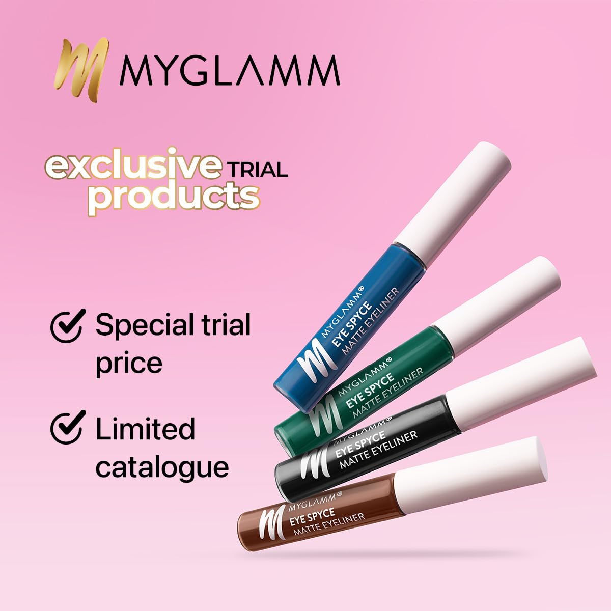 MyGlamm Eye Spyce Matte Liquid Eyeliner - Buzzing Blue