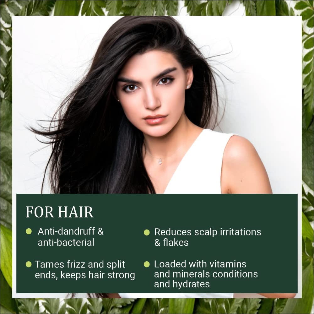 INDUS VALLEY Neem Leaf Powder | Organic Azadirachta indica With Herbal Henna Powder - 100% Organic, Natural and Pure For Hair and Skin Care (100g + 100g=200g)