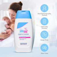 Sebamed Baby Gentle Wash 200ml|Ph 5.5| With Allantoin| No tears formula |Clinically tested