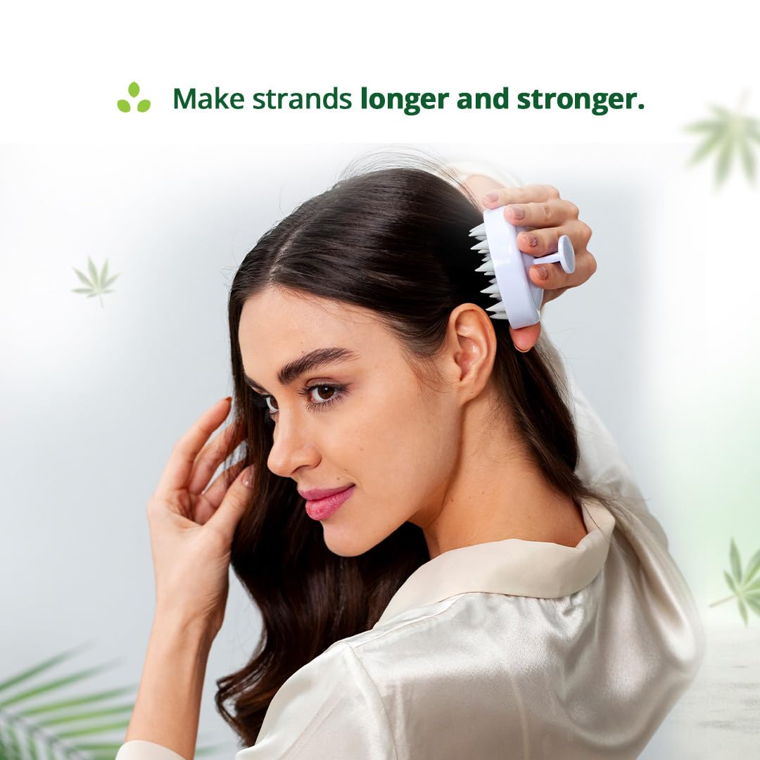 Hampa Hemp Bhringraj Hair Oil 100ml | Prevents Hairfall, Premature Greying, Dandruff | Promotes Hair Growth | Pure Himalayan Hemp, Bhringraj Oil, Essential Oils | Natural, No Toxins