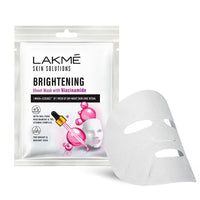 Lakmé Skin Solutions Sheet Mask Brightening With Niacinamide 25Ml, Pack Of 1
