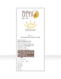 Nu face Ultra Sunscreen SPF 40+ Gel, Oil Free, Water Resistant, Matte Finish Effect, UVA & UVB Protection, PA+++