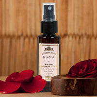 Kama Ayurveda Kumkumadi Brightening Ayurvedic Face Scrub and Rose Water Kit