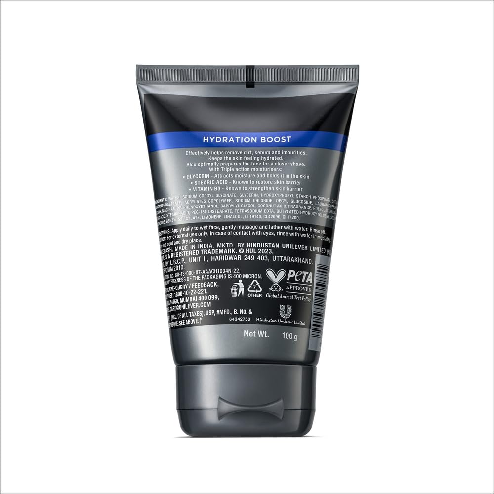 Dove Men+care Hydration Boost facewash for men, 100ml
