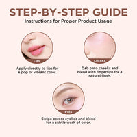 Orgatre Moodbliss Lip, Cheek & Eye Tint with Goodness of Kojic Acid & Retinol (Caramel Crush, 8GM)