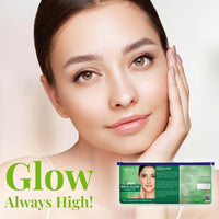 VLCC Salon Series Insta Glow Facial Kit (6 Facials) - 240g + 12ml | Fights Premature Ageing | Youthful Glow Facial Kit with Saffron & Berberry | Anti-Microbial and Complexion Brightening