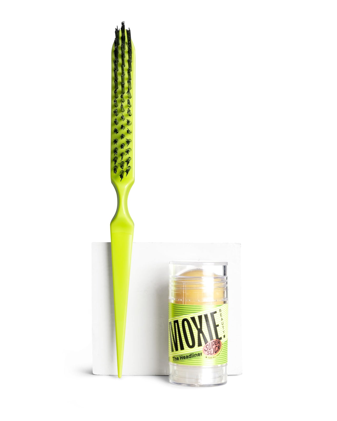 Moxie Beauty The Headliner | Wax Styling Stick | Fly Away Hair Fixer | No Residue | Wax Stick For Hair | (The Headliner And Finisher Duo)