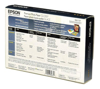 Epson S041727 Premium Photo Paper, 68 lbs., High-Gloss, 4 x 6 (Pack of 100 Sheets),White 4x6 Inches