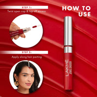 Lakmé Jewel Sindoor, Maroon, Quick Drying, Long Lasting, Liquid Sindoor, 4.5 ml