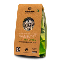 Makaibari Tea Treasures Silver Green Darjeeling Loose Long Leaf Tea | USDA Certified Premium | Anti-Oxidants, Immunity Booster | 100 Gm