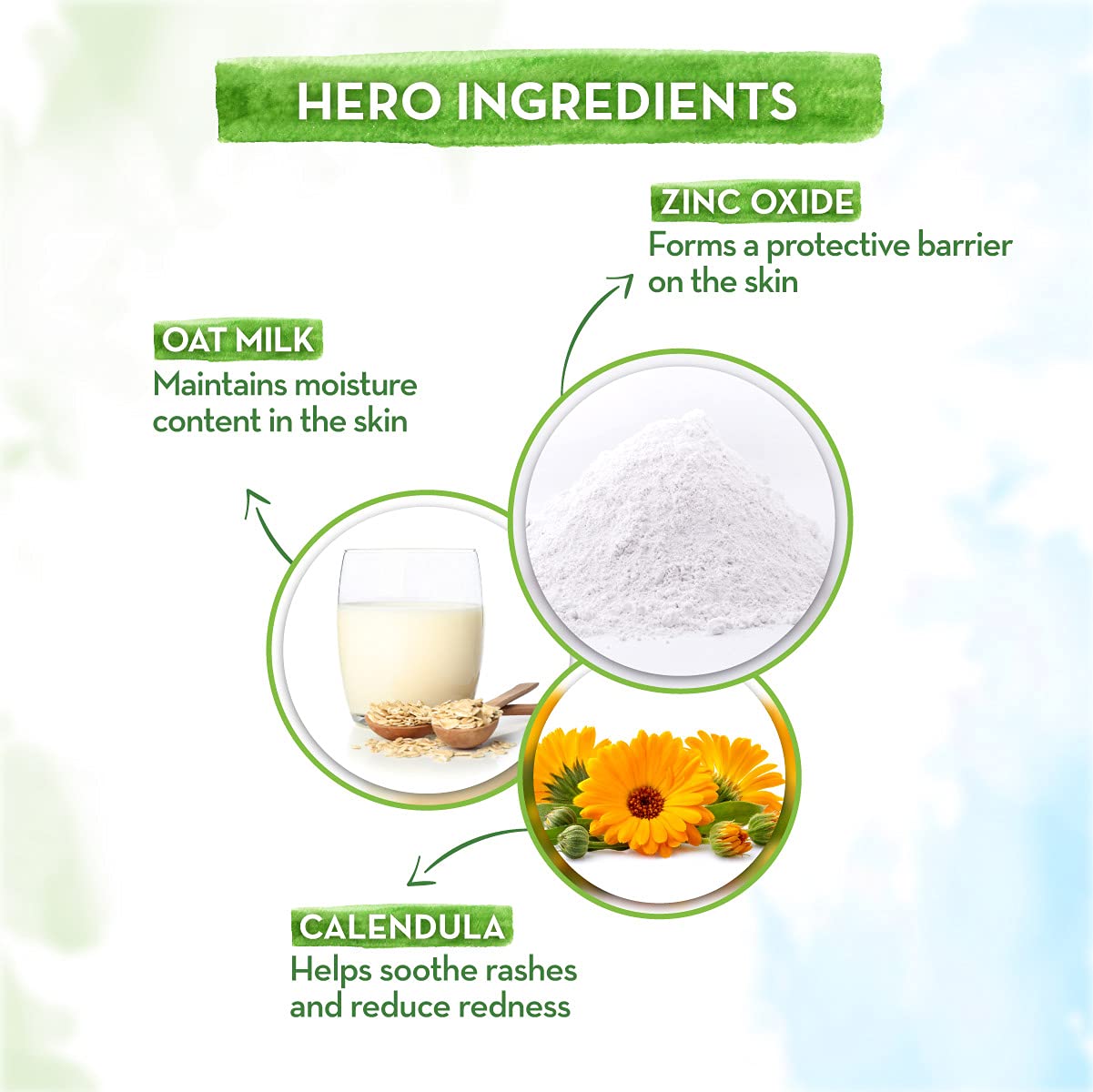 Mamaearth Milky Soft Diaper Rash Cream for Babies - 50g | Infused with 15% Zinc Oxide, Oat Milk & Calendula | Prevents Rashes, Soothes Redness & Itching, Toxin-free